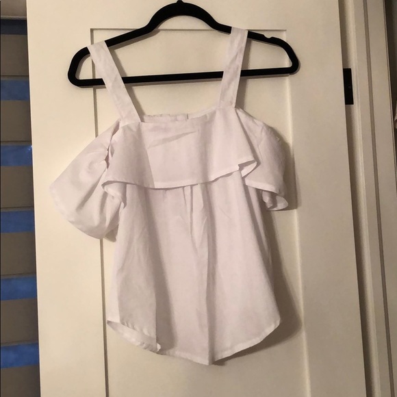 white off the shoulder blouse - Picture 4 of 4